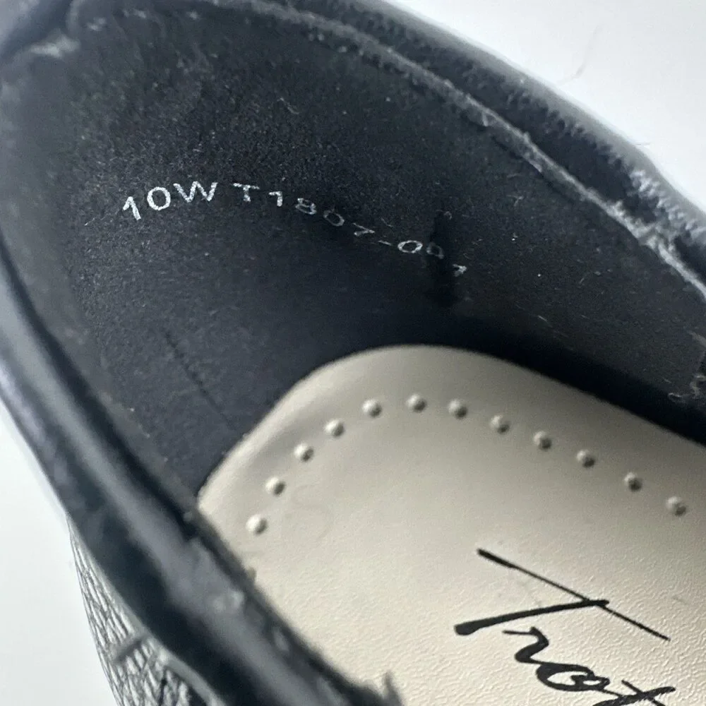 Trotters Black Leather Loafers - Picture 9 of 15